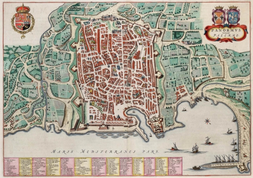 Palermo 1663 Blaeu